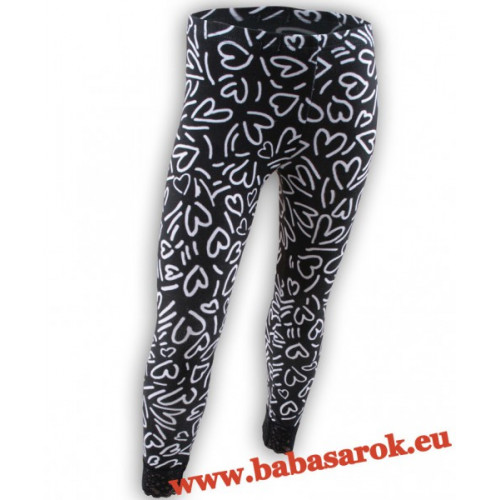 Mikka leggings fekete-fehér