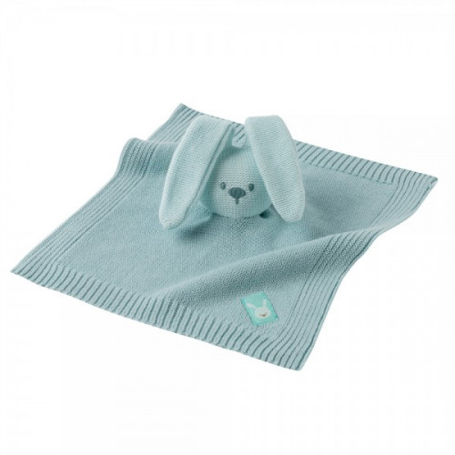 Nattou szundikendő kötött - menta nyúl