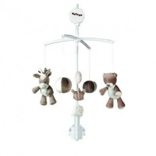 Nattou zenélő kiságyforgó - Max, Noa és Tom