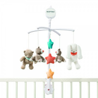 Nattou zenélő kiságyforgó - Mia és Basile