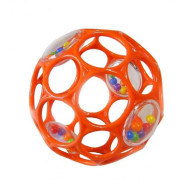 Oball 10 cm csörgős narancs