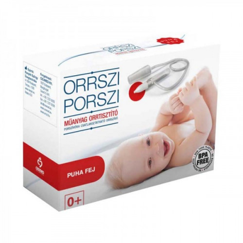 Orrszi porszi műanyag orrtisztító puha szívófejjel