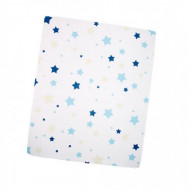 Pelenkázólap 61x50 kék-zöld csillagok