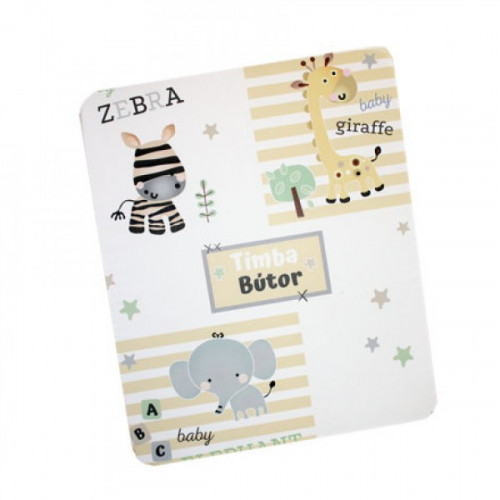 Pelenkázólap 70x54 állatok