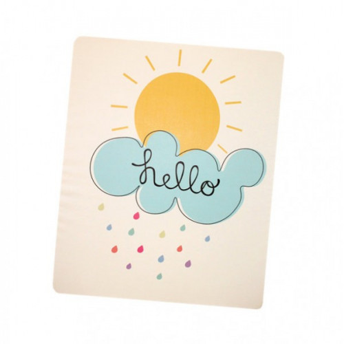 Pelenkázólap 70x54 hello