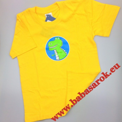 Póló sárga - dínó