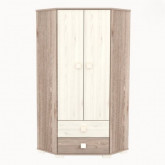 Sarokszekrény Viki 2 ajtós 2 fiókos krém-fűz összeszerelt