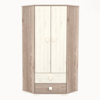 Sarokszekrény Viki 2 ajtós 2 fiókos krém-fűz összeszerelt