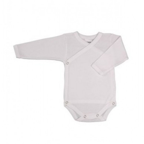 Scamp body hosszú ujjú átlapolós fehér