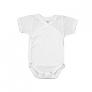 Scamp body rövid ujjú átlapolós fehér