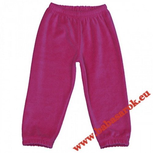Scamp nadrág gumiházas plüss fuxia