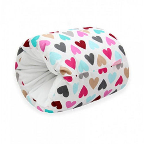 Scamp szoptatós párna alkarra - színes szívek