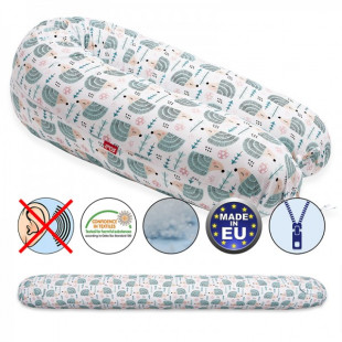 Scamp szoptatós párna pamut zöld süni