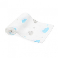 Scamp textilpelenka mintás kék felhős