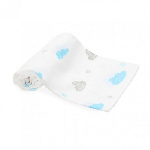 Scamp textilpelenka mintás kék felhős