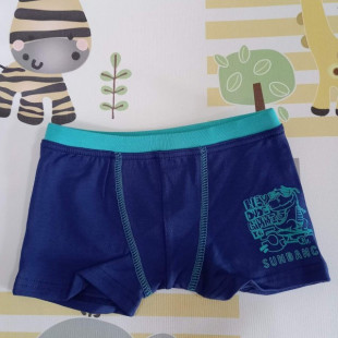 Sundance boxer türkiz-sötétkék dínó