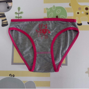 Sundance lányka bugyi pink-szürke láma