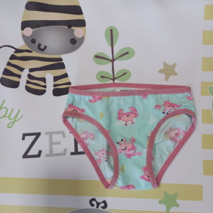 Sundance lányka bugyi rózsaszín-menta rákocskák