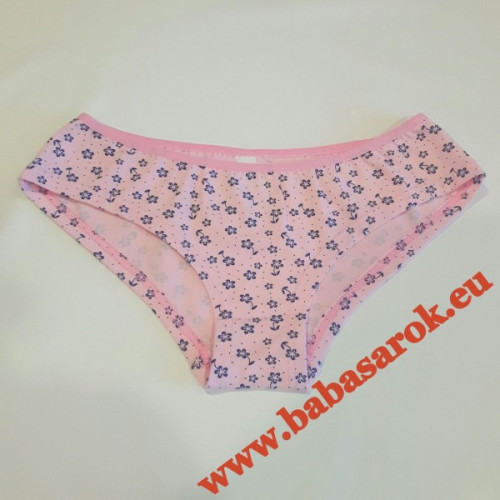 Sundance női alsó rózsaszín-kék virágok