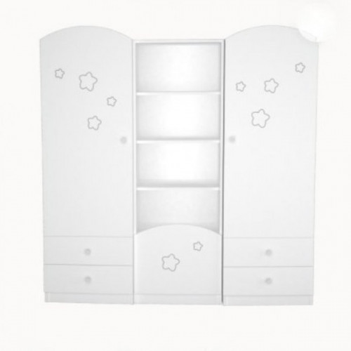 Szekrény Félix jobb elem fehér-csillag