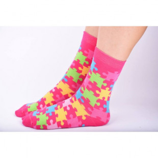 Topp zokni pink puzzle